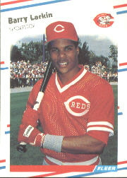 1988 Fleer Baseball Cards      239     Barry Larkin